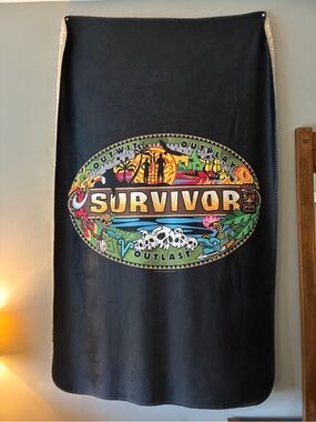 Survivor Black Graphic wall hanging - Official Show Logo